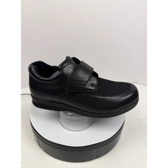 DREW Orthopedic Black Stretch Adjustable Strap Walking Shoes Women's 10 WW